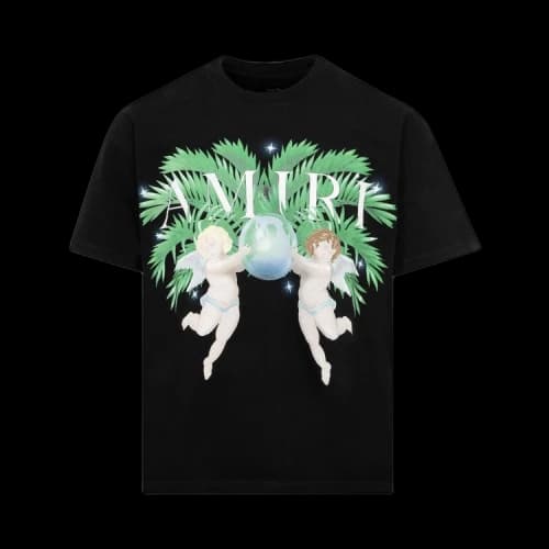 Amiri Airbrush Cherub Tee 'Black'