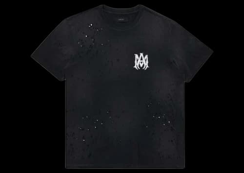 AMIRI Washed Shotgun Tee Black