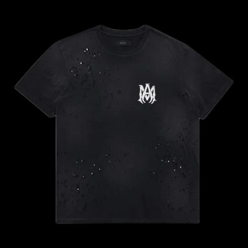 Amiri Washed Shotgun Tee 'Black'