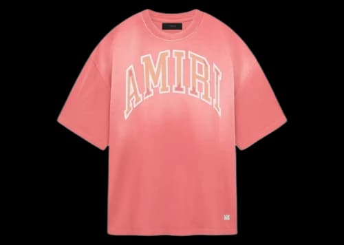AMIRI Vintage Oversized Tee Cranberry