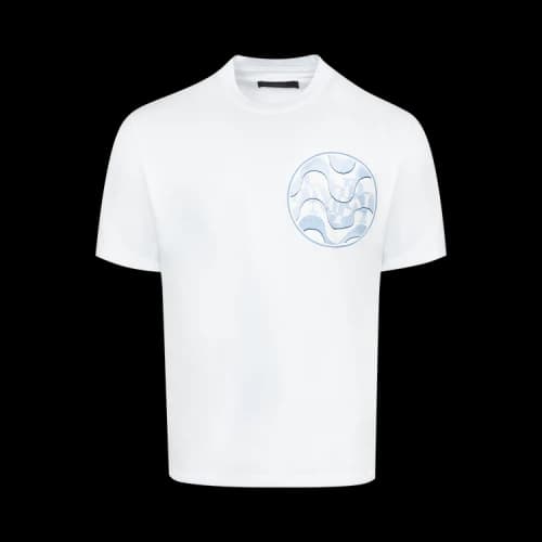 Amiri Staggered Wave Tee 'White'