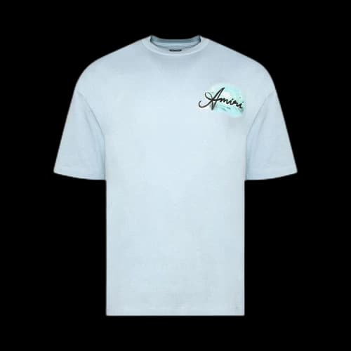 Amiri Airbrush Oversized Tee 'Cerulean'