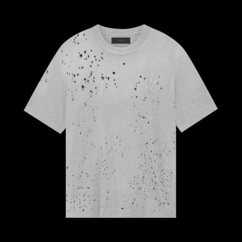 Amiri MA Shotgun Embroidered Tee 'Grey'
