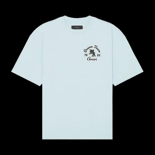 Amiri Dream Team Oversized Tee 'Cerulean'