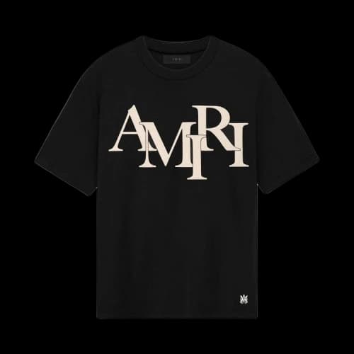 Amiri Staggered Tee 'Black'