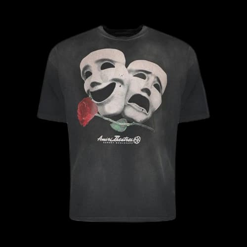 Amiri Theatre Masks Oversized Tee 'Black'