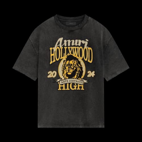 Amiri High Lion Skater Tee 'Black'
