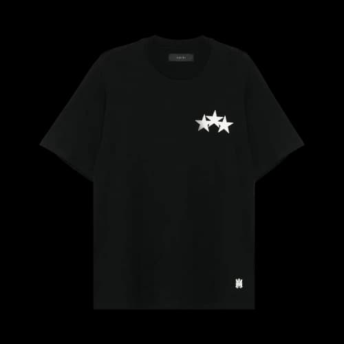 Amiri Three Star T-Shirt 'Black'