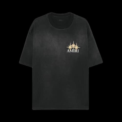 Amiri Starburst Oversized Tee 'Black'