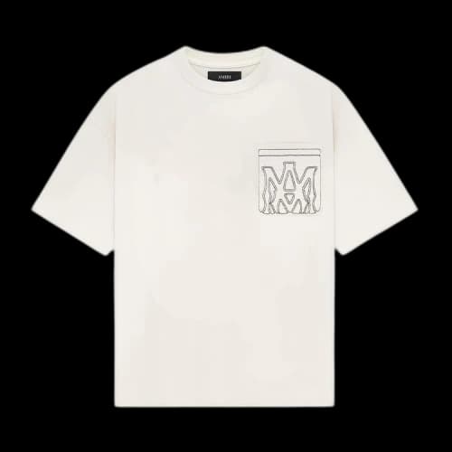 Amiri MA Outline Oversized Tee 'Ivory'