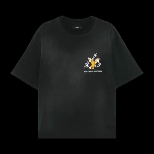 Amiri Crystal Eagle Tee 'Black'