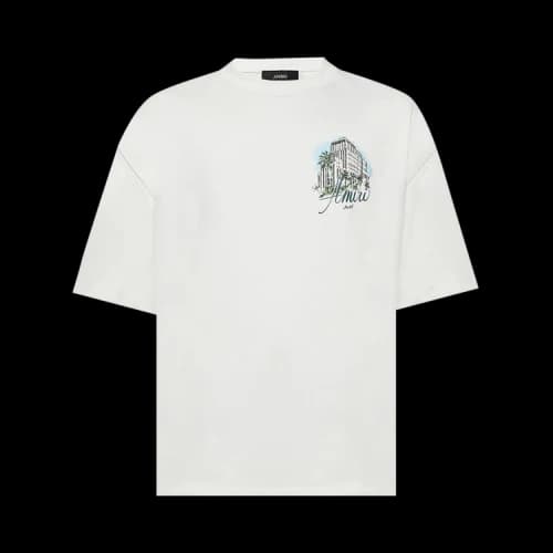 Amiri Hotel Oversized Tee 'White'