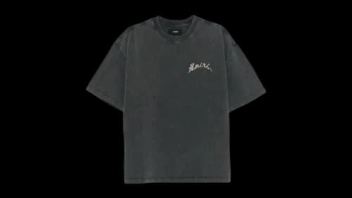 AMIRI Dragon Oversized Tee Black