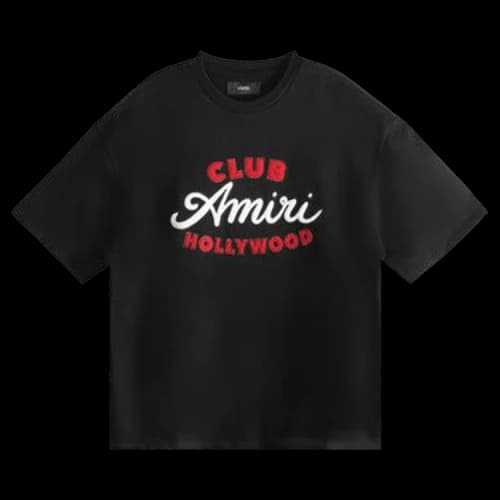 Amiri Club Oversized Tee 'Black'