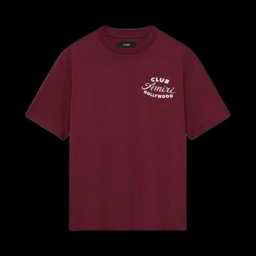 Amiri Club Amiri Tee 'Wine'