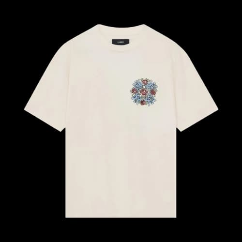 Amiri Crystal Out For Trouble Oversized Tee 'Ivory'