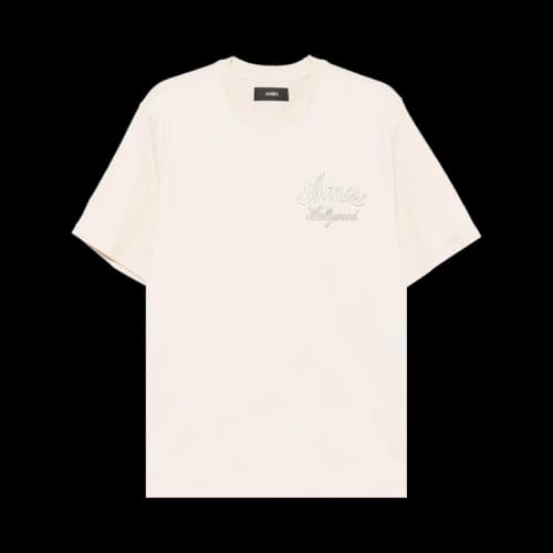 Amiri Hollywood Tee 'Alabaster'