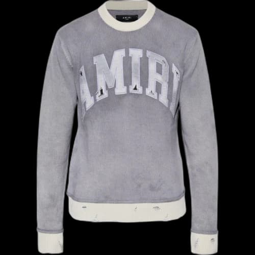 Amiri Vintage Cashmere Crew 'Grey'