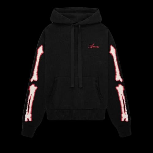 Amiri Bones Hoodie 'Black'