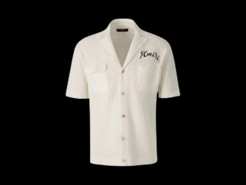 AMIRI Mesh Polo Sand