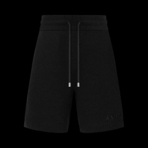 Amiri Crochet Mesh Short 'Black'