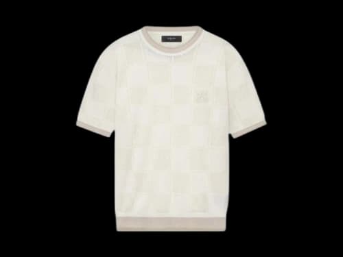 AMIRI MA Checkered Tee Birch