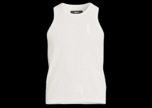 AMIRI Waffle Stitch Tank Summer Sand