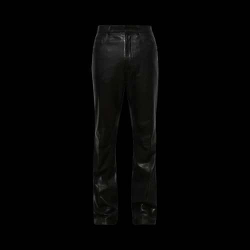 Amiri Leather Boot Cut Pant 'Black'