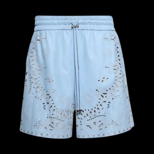 Amiri Bandana Laser Short 'Cerulean'