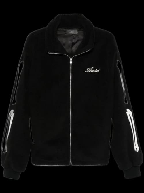 AMIRI Bones Fleece Jacket Black