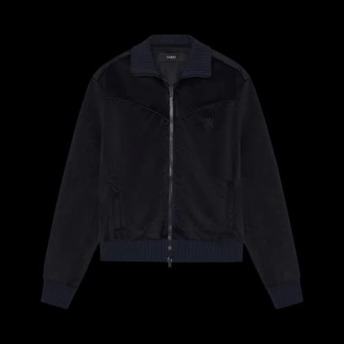 Amiri Velvet Track Jacket 'Black'