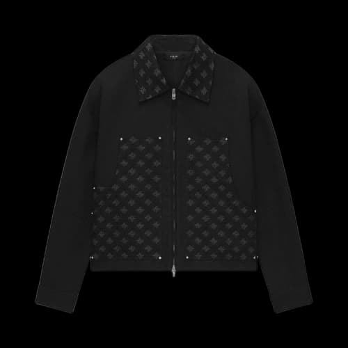 Amiri Logo-Printed Zipped Jacket 'Black'