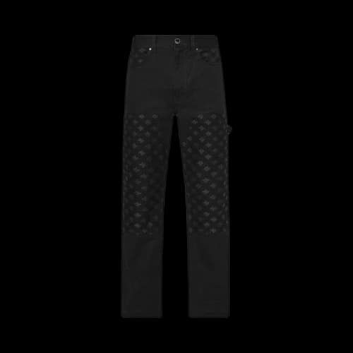 Amiri Monogram Straight-Leg Jeans 'Black'