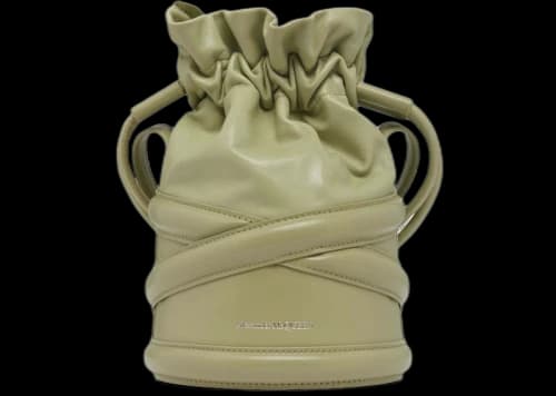 Alexander McQueen The Soft Curve Bag Sage