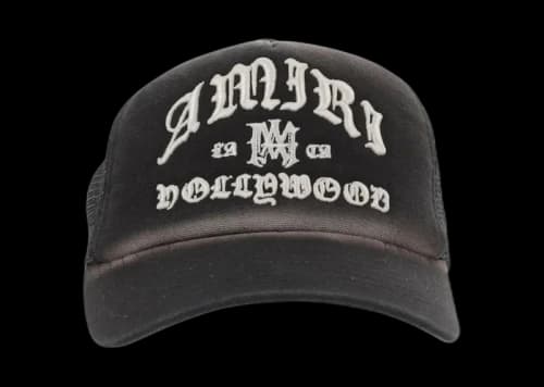 AMIRI Hollywood Trucker Cap Black