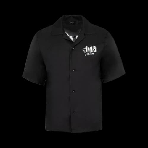 Amiri Credits Bowling Shirt 'Black'