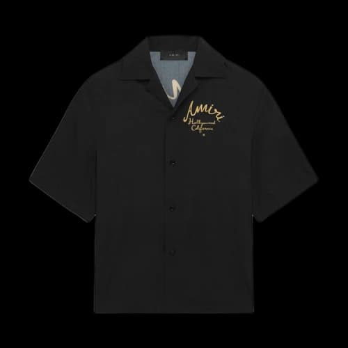 Amiri Hollywood Camp Shirt 'Black'