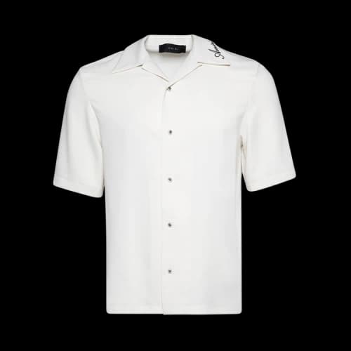 Amiri Camp Shirt 'Alabaster'