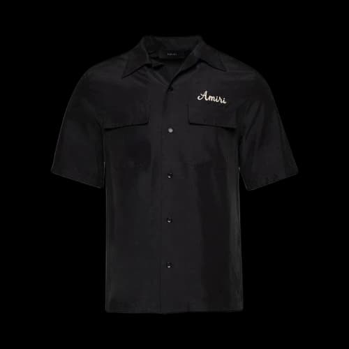 Amiri Jazz Wolf Camp Shirt 'Black'