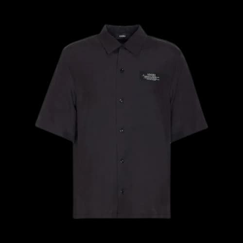 Amiri Spirit Bowling Shirt 'Black'