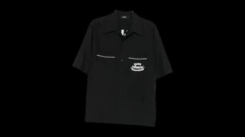 AMIRI Club Camp Shirt Black