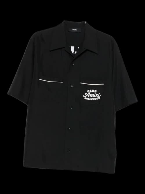 AMIRI Club Amiri Camp Shirt Black