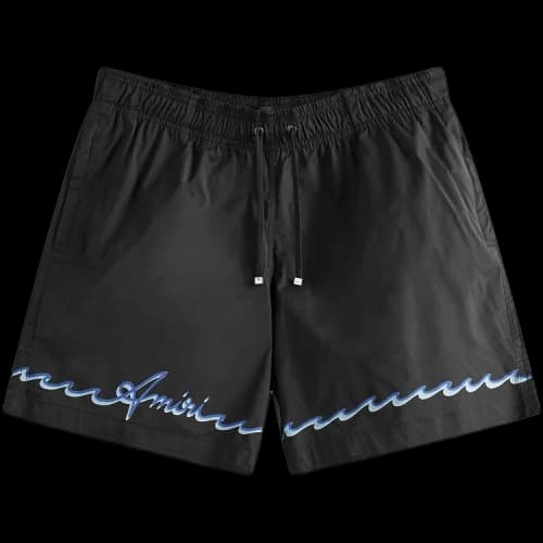 Amiri Wave Swim Trunk 'Black'