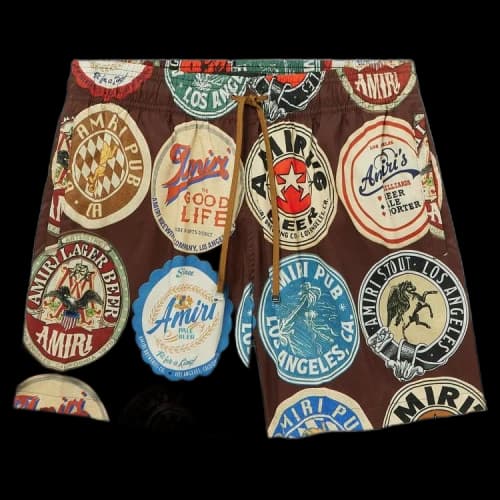 Amiri Coasters Swim Trunk 'Chocolate'