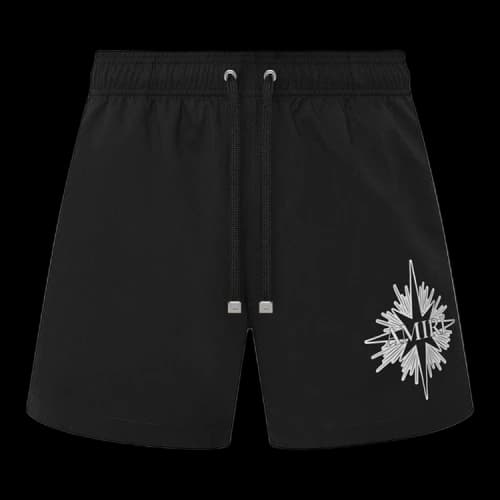 Amiri Starburst Swim Trunk 'Black'
