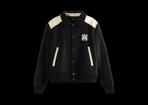 AMIRI Varsity Patch Os Zip Hoodie Black