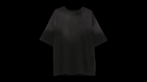 AMIRI Grad Ma Check Patch HJ Skate Tee Black