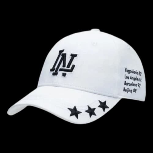 Li-Ning Logo Baseball Cap 'White Black'
