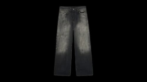 Acne Studios 1981 Loose Fit Jeans Dark Grey