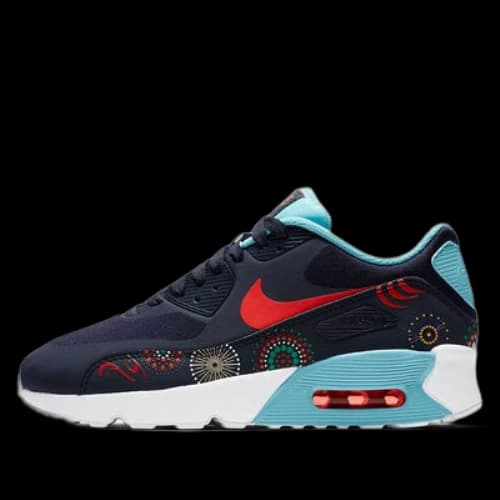 Nike Air Max 90 Ultra 2.0 'Black Red Blue' (Women's)
